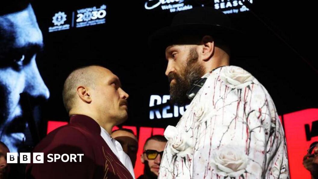 Tyson fury usyk knockdowns