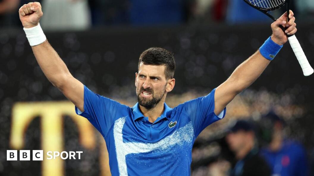 SEPE Australian Open 2025 results Novak Djokovic beats Carlos